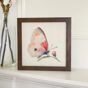 Spring Butterfly - Framed Sign