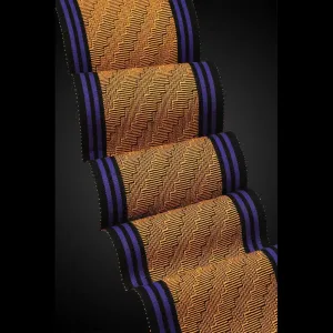 Steps Tangerine Limoges Scarf or Shawl Sosumi Weaving by Pamela Whitlock