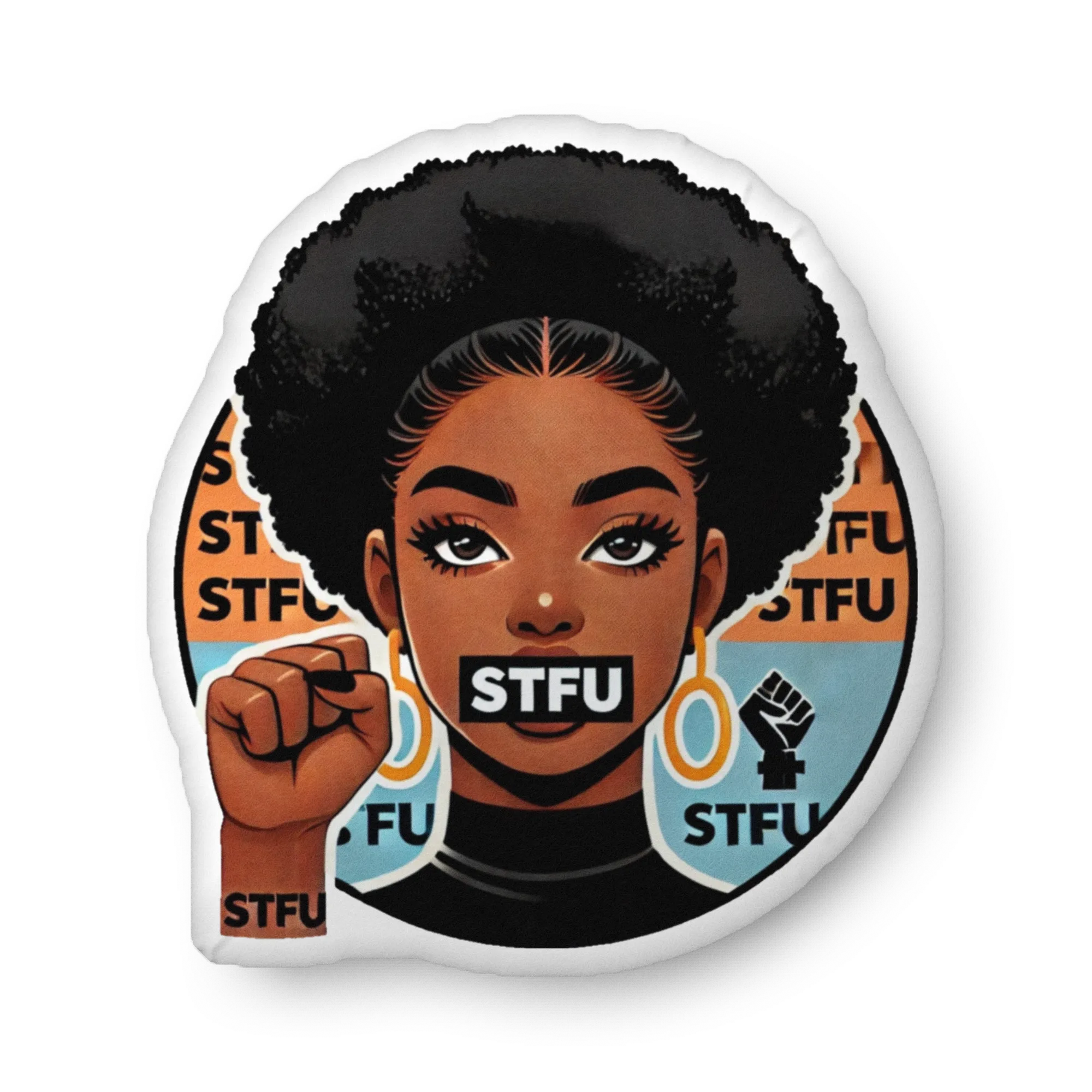 STFU Power Fist Pillow - Female