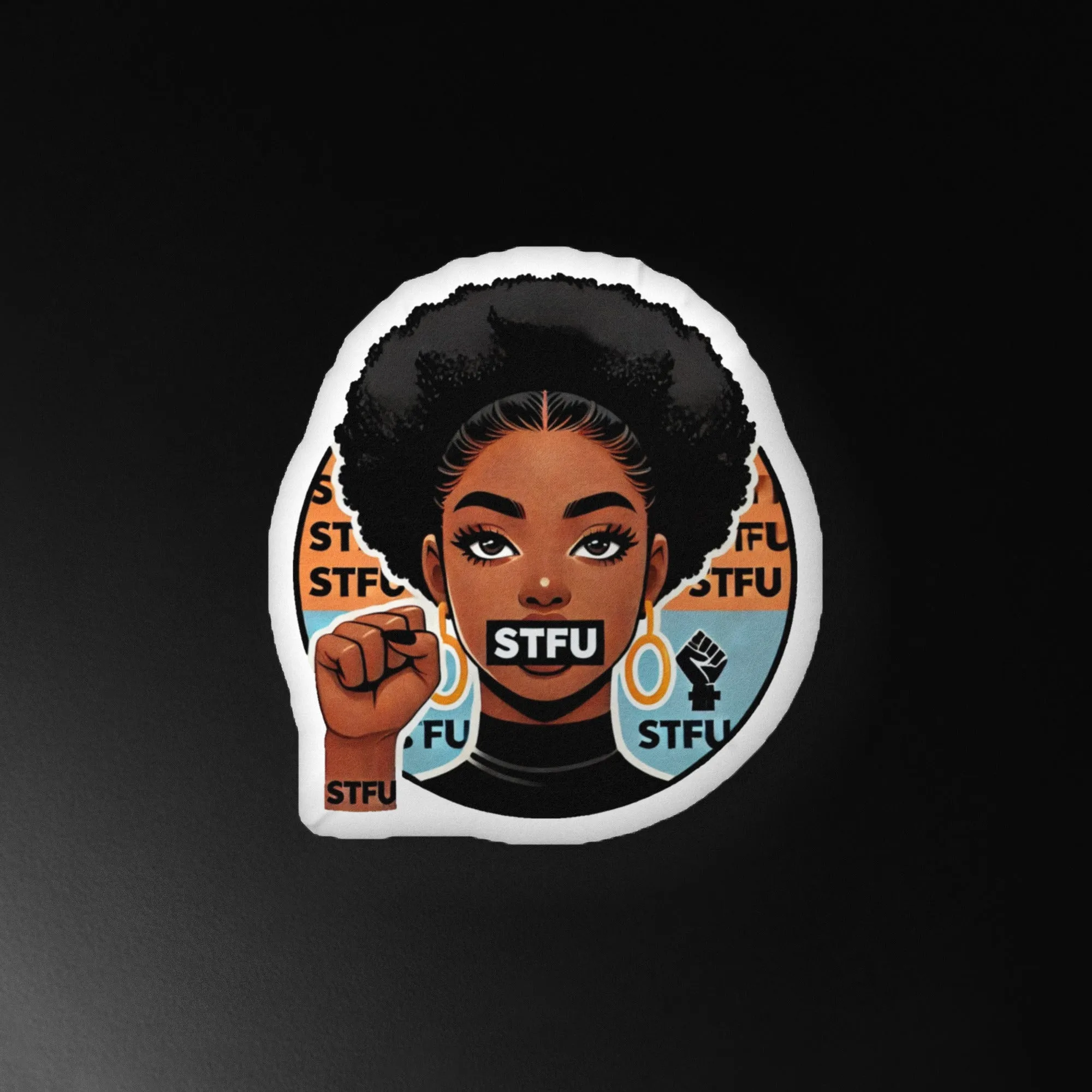 STFU Power Fist Pillow - Female