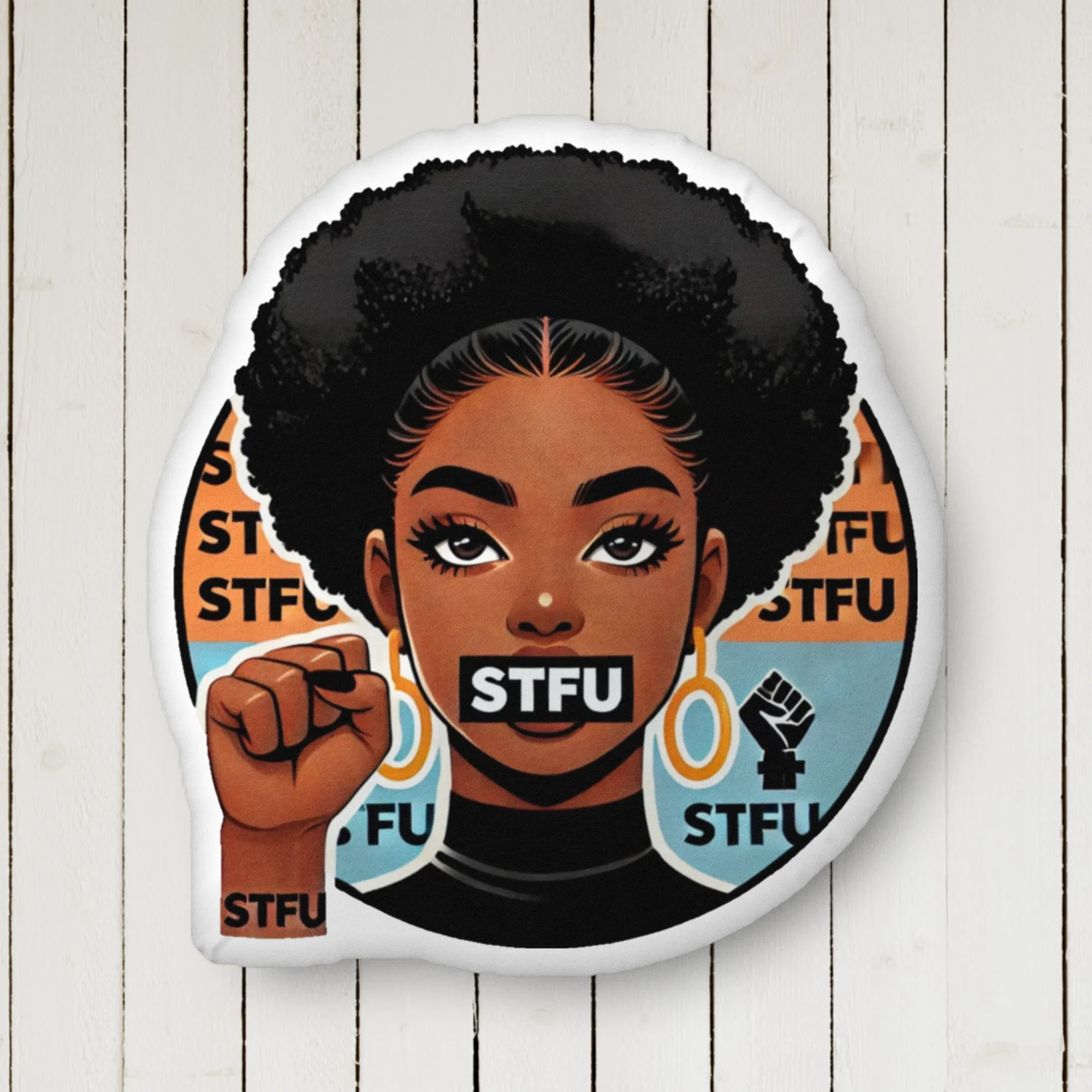 STFU Power Fist Pillow - Female