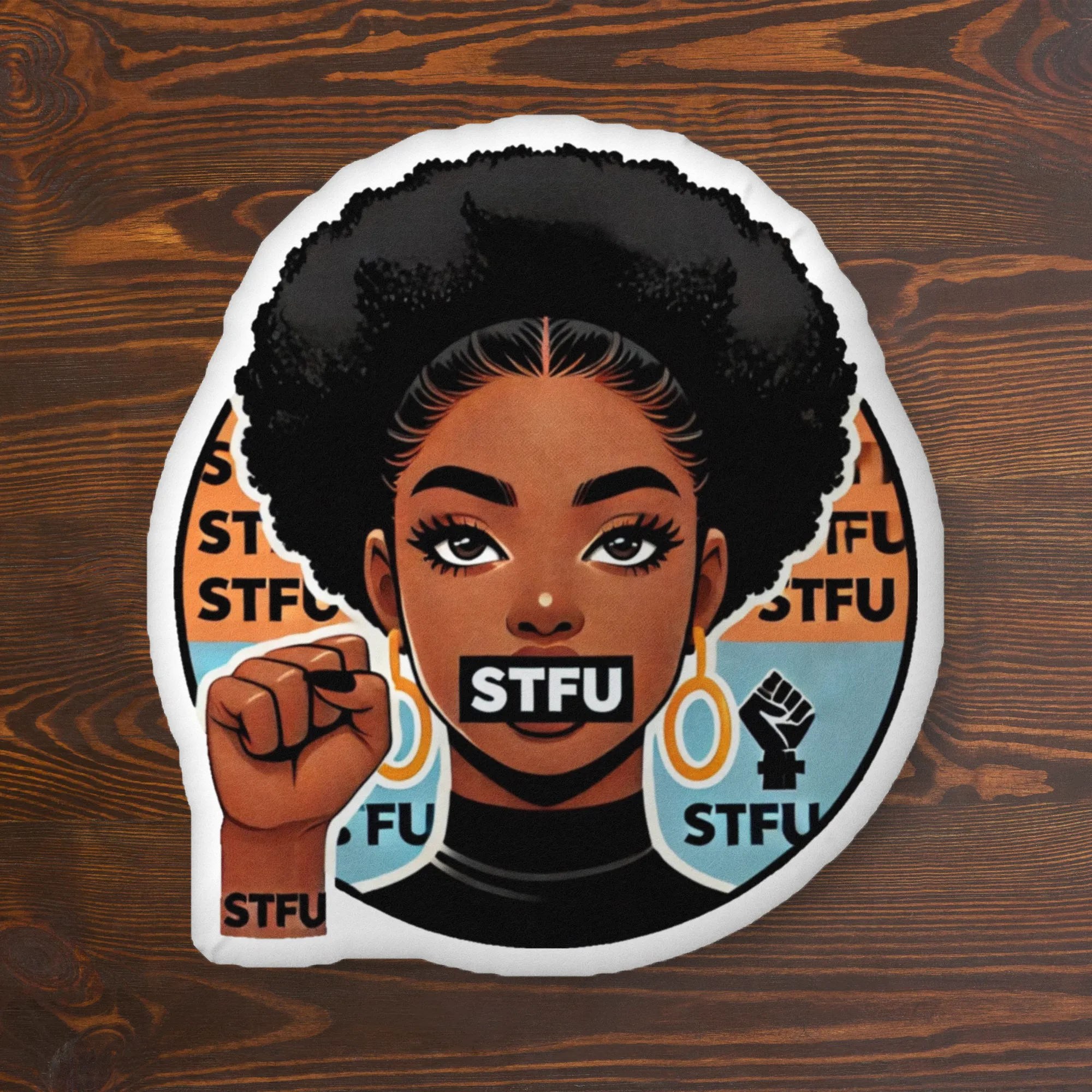 STFU Power Fist Pillow - Female