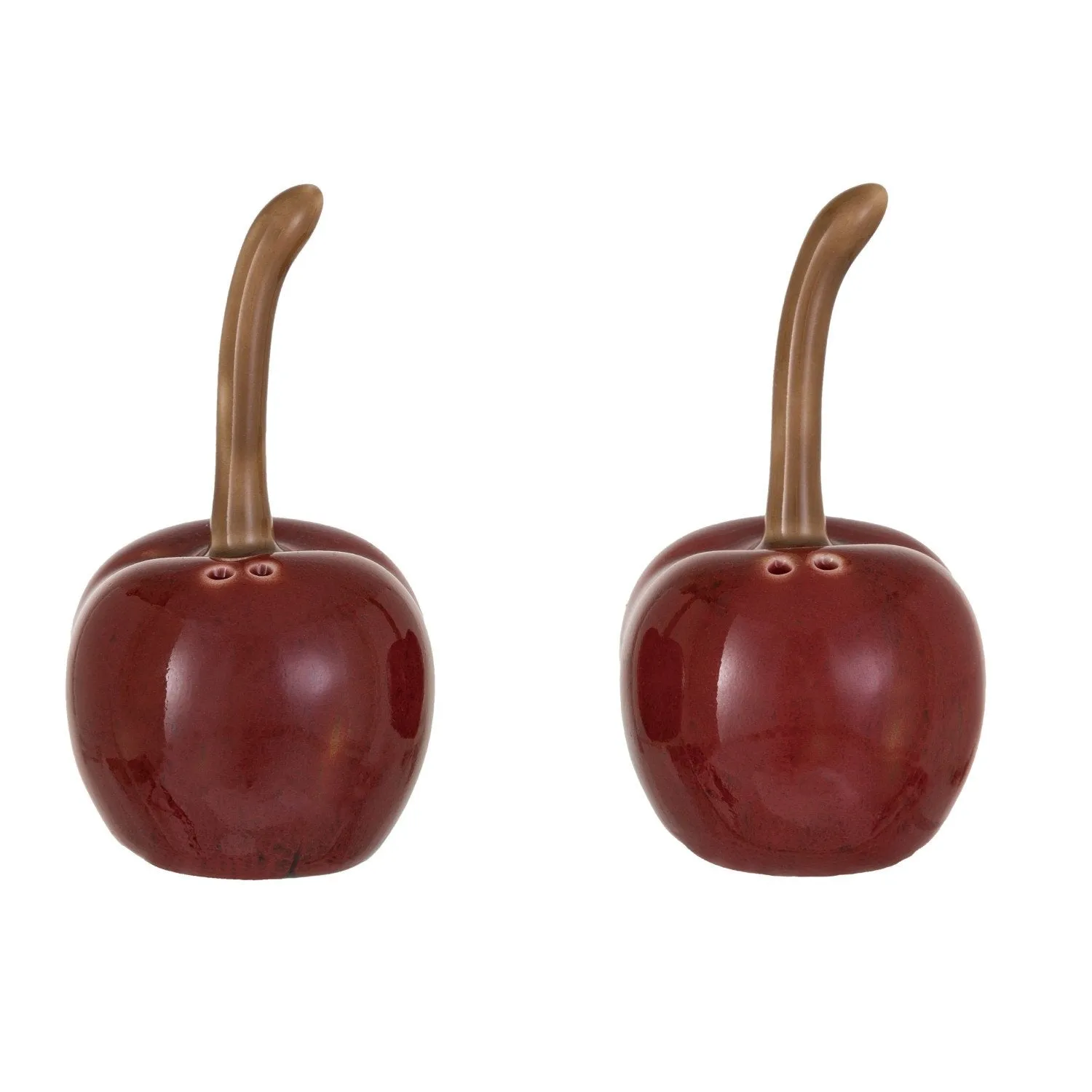 Stoneware Cherries Salt & Pepper