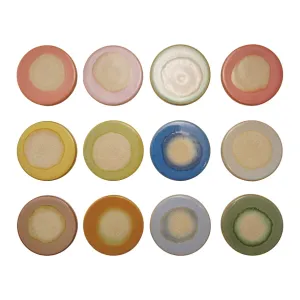 Stoneware Trivet, Reactive Glaze