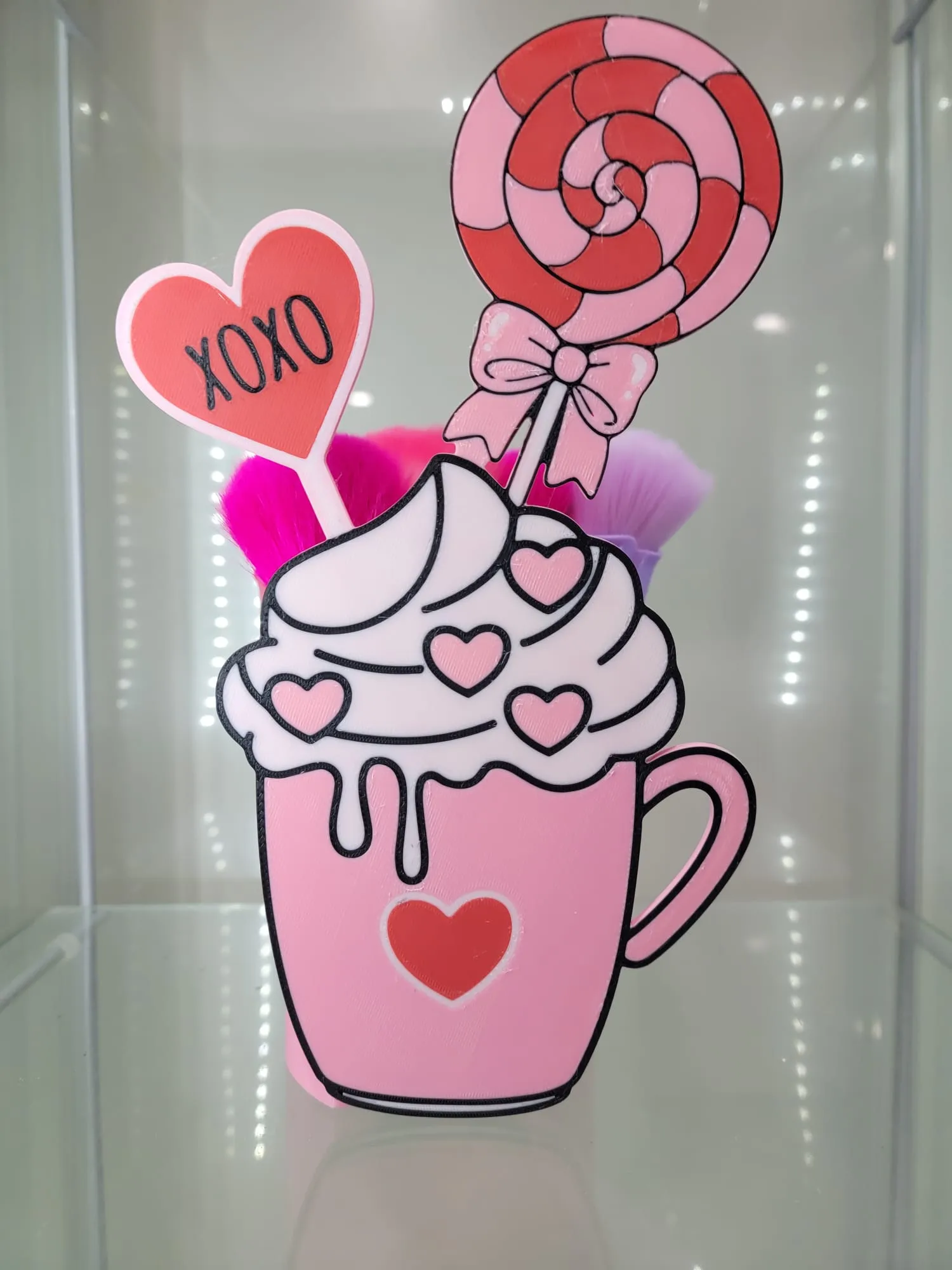 Sweetheart Candy Cup - Makeup & Accessory Holder