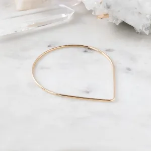 The Peak Stacking Bangle | Yellow Gold Filled