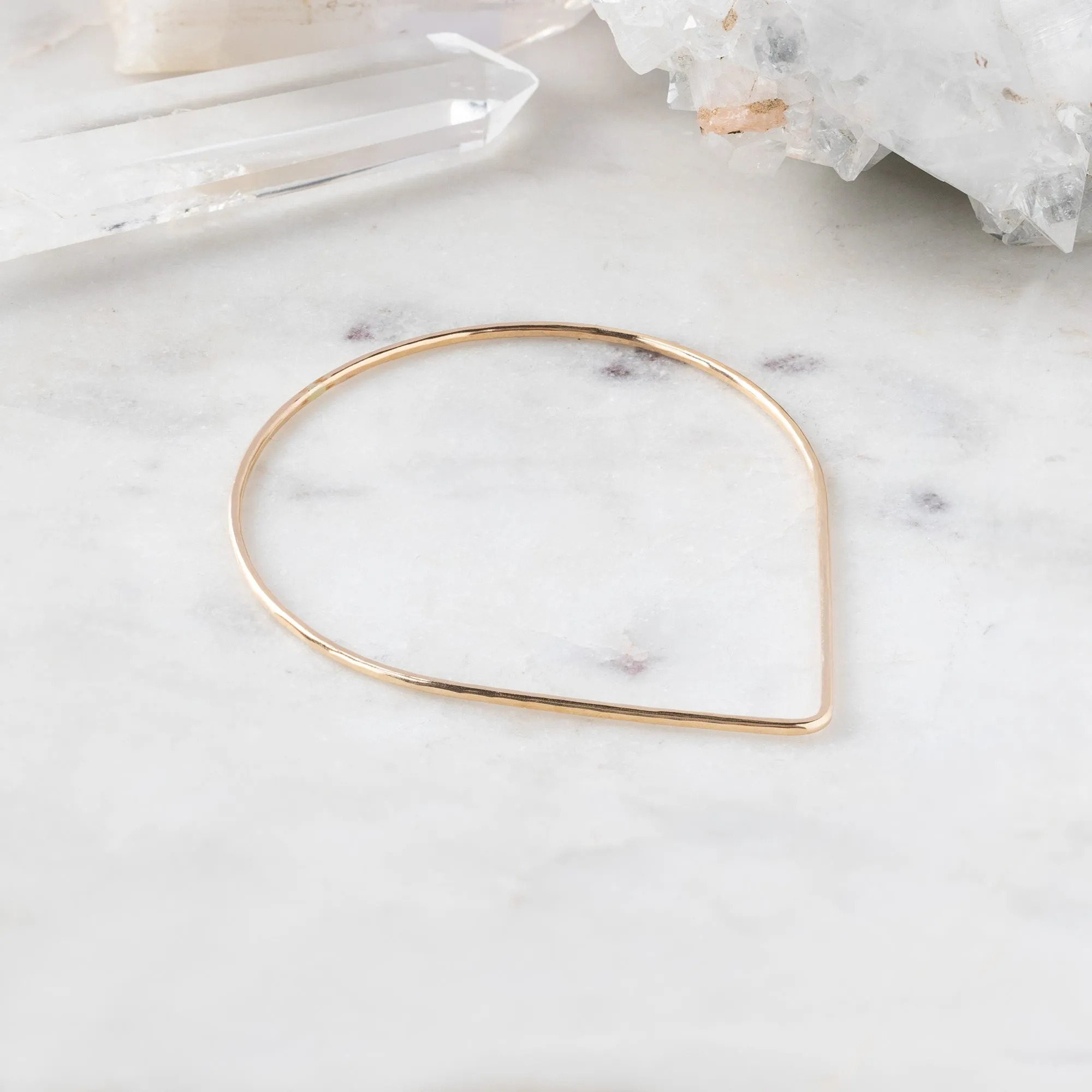 The Peak Stacking Bangle | Yellow Gold Filled