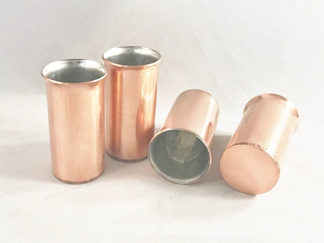 The Simple Man's Copper Shot Glasses