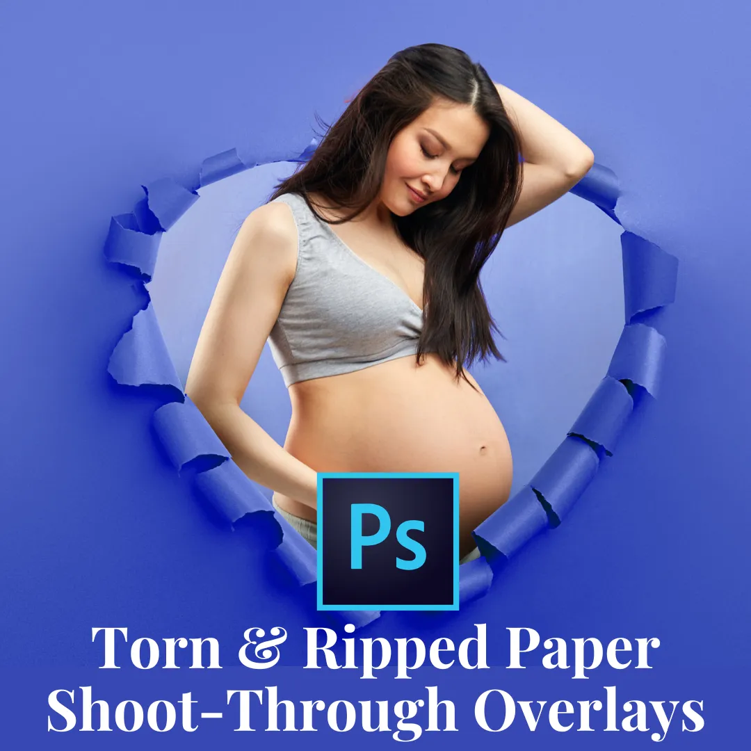 Torn Paper Shoot-Through Overlay Pack
