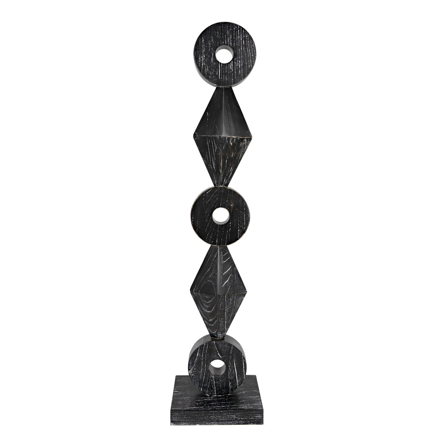 Totem Sculpture, Cinder Black