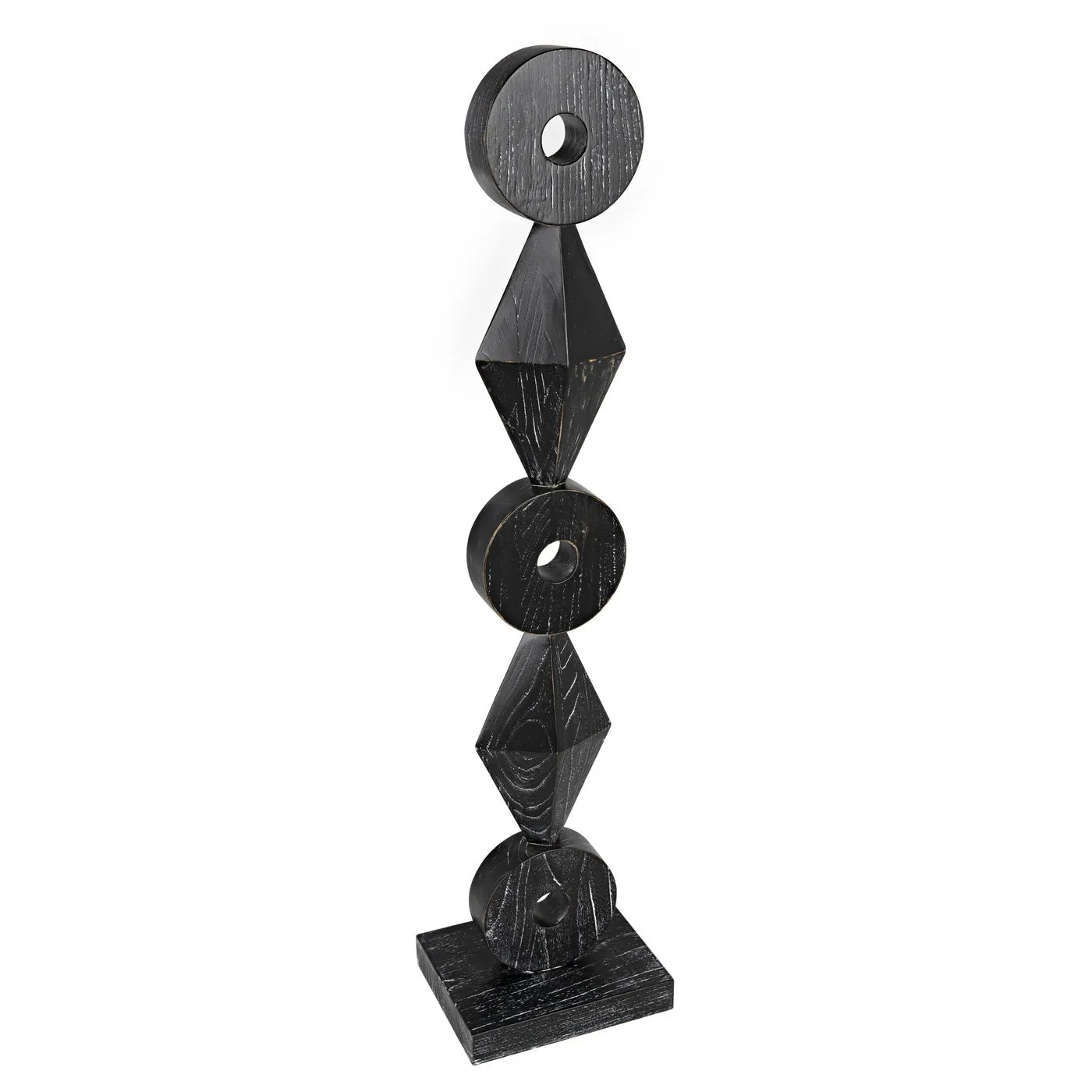 Totem Sculpture, Cinder Black