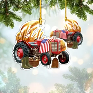 Tractor - Shaped Ornament 3979