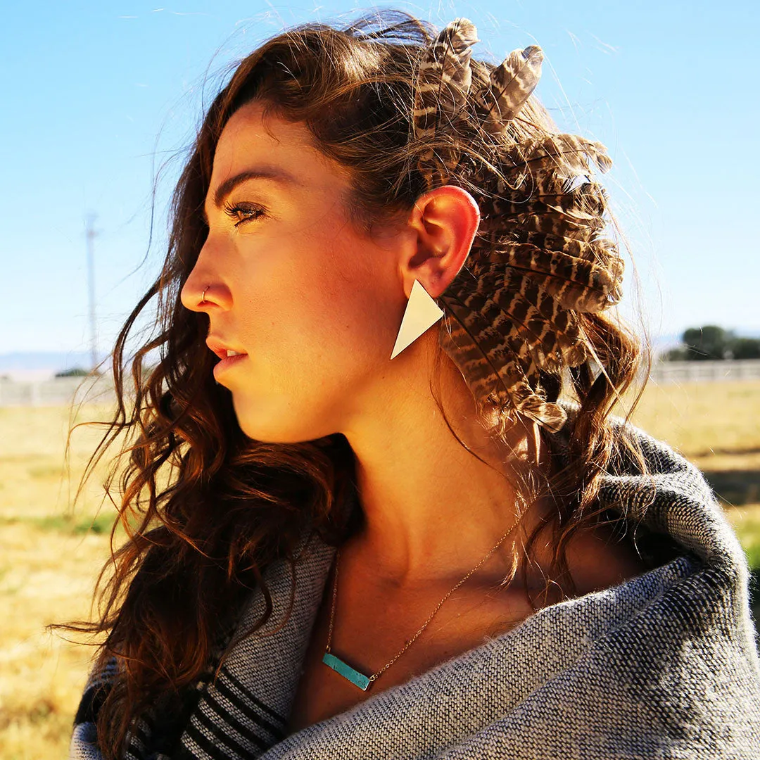 Triangle Post Earrings