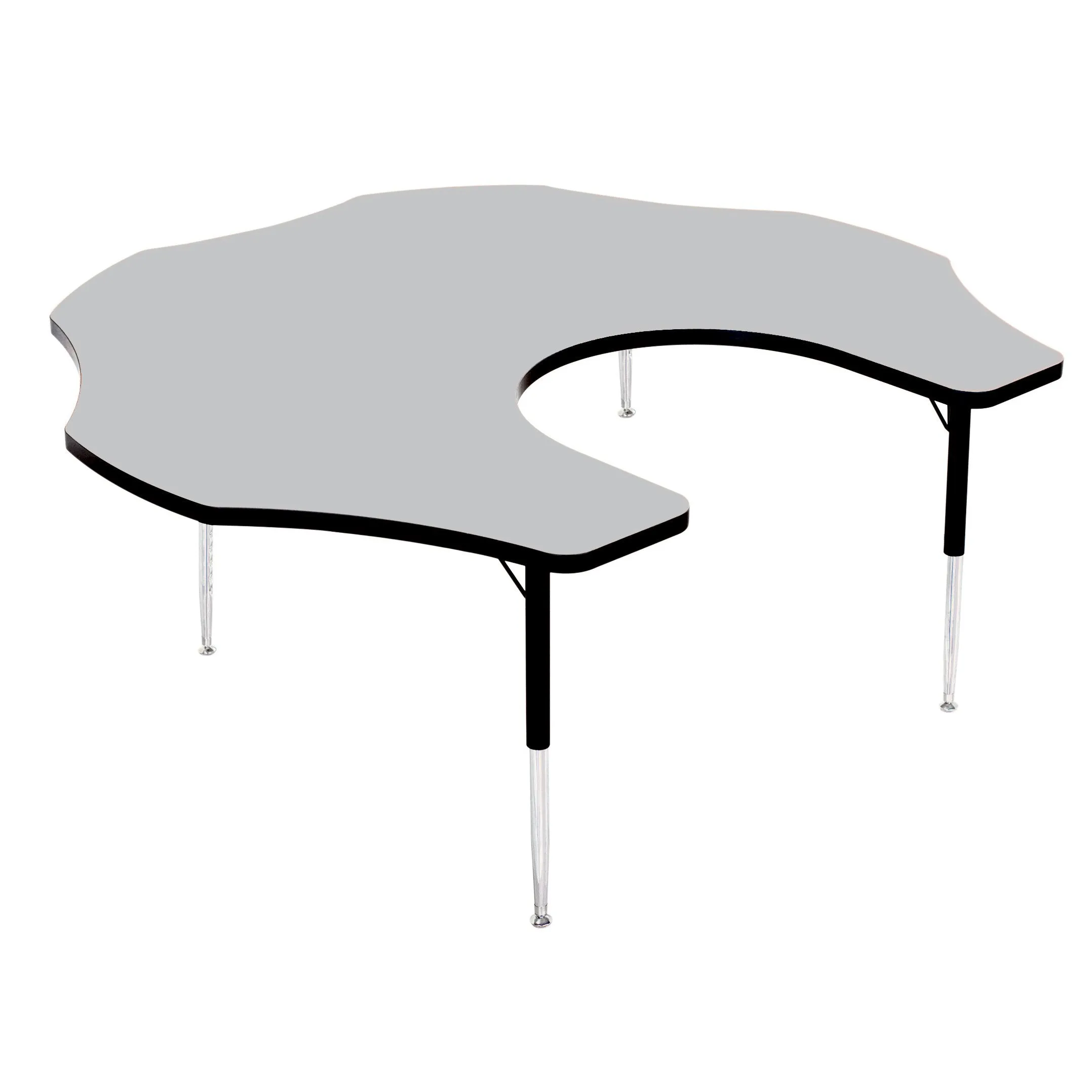 Tuf-Top™ Height Adjustable Teacher Flower Table (Grey)
