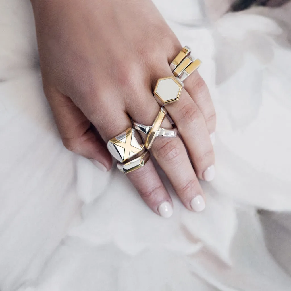 Un Deux Trois Ring Set