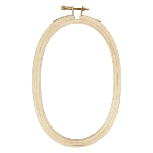 UNIQUE CRAFT Wood Embroidery Hoop - Shaped