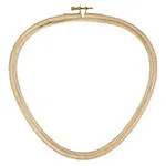 UNIQUE CRAFT Wood Embroidery Hoop - Shaped