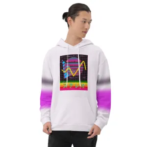 Unisex Hoodie, Vaporwave Memphis Stereo