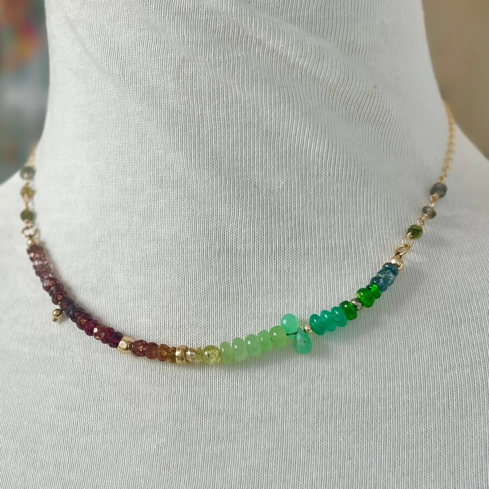 Verdant Spectrum Necklace