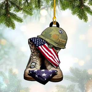 Veteran Boot - Shaped Ornament