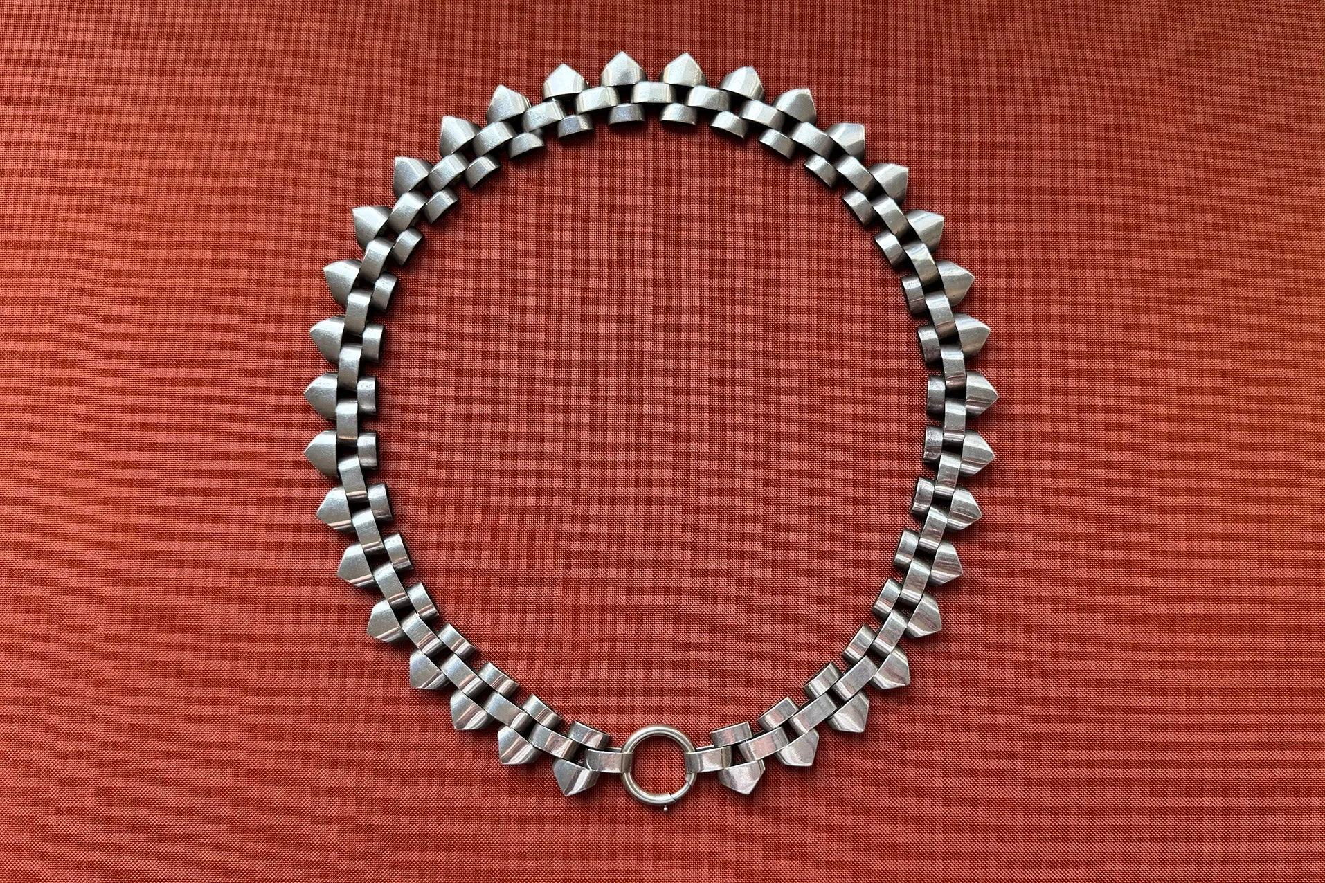 Victorian Sterling Silver Collar Necklace