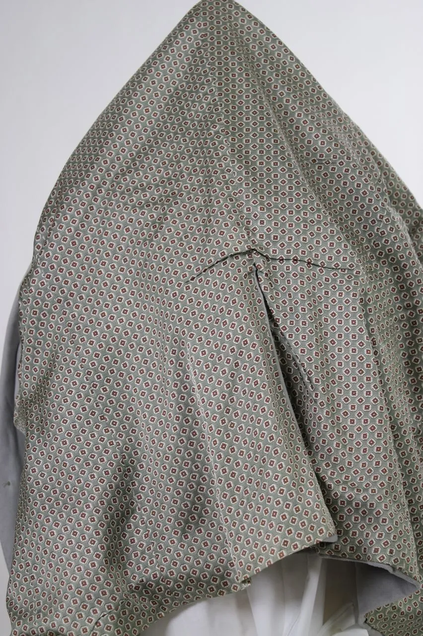 Vintage 60s 70s mens Jacket Gray Ultra Suede