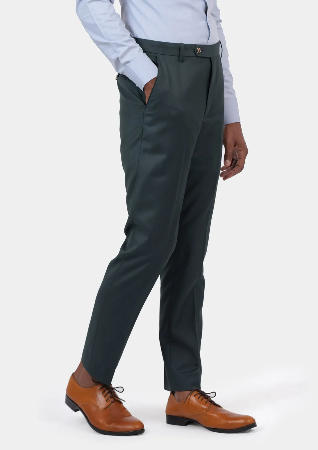 Vintage Green Twill Pants