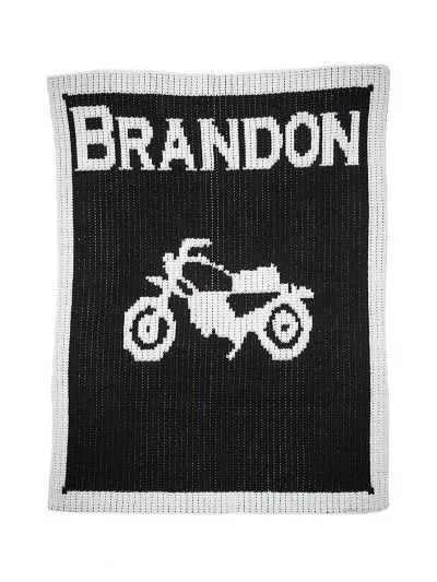 VINTAGE MOTORCYCLE STROLLER BLANKET