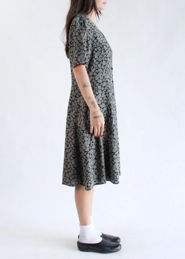 Vintage Paisley Dress D0221