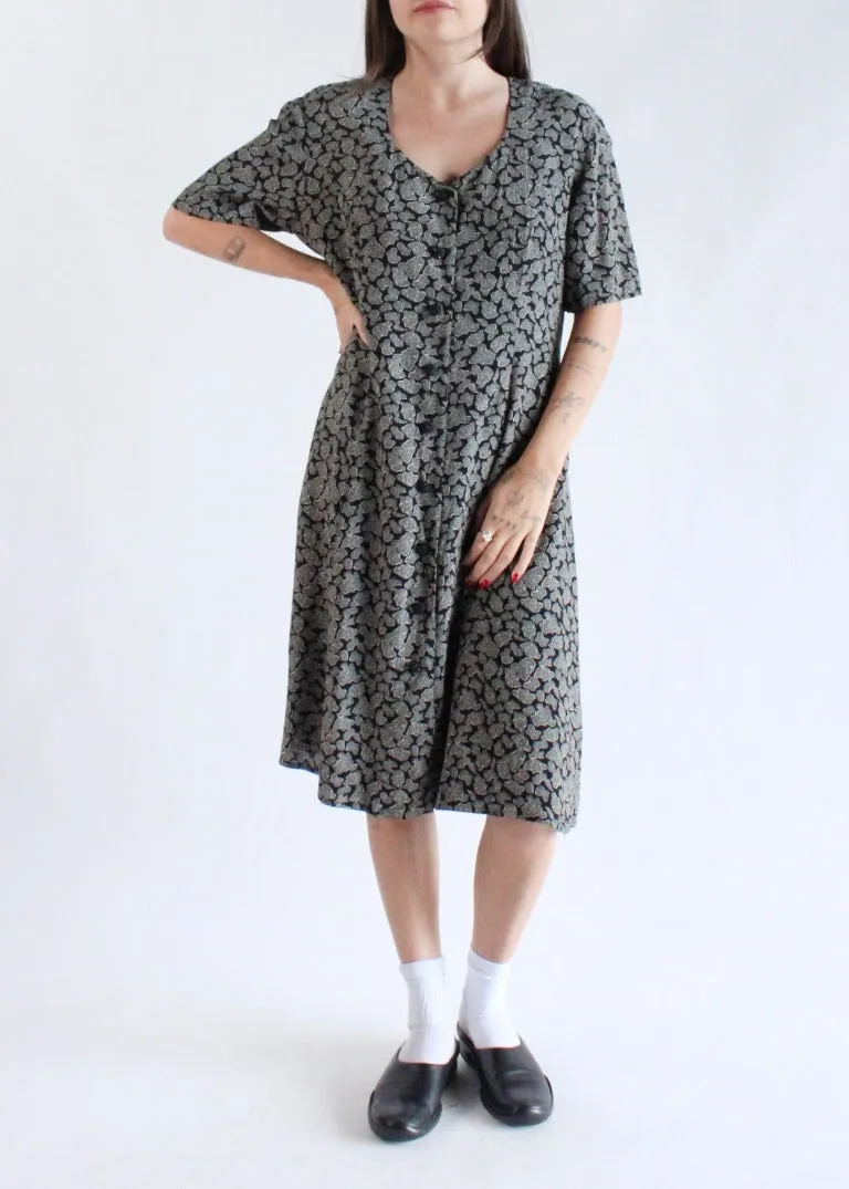 Vintage Paisley Dress D0221