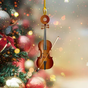 Violin - Shaped Ornament 09