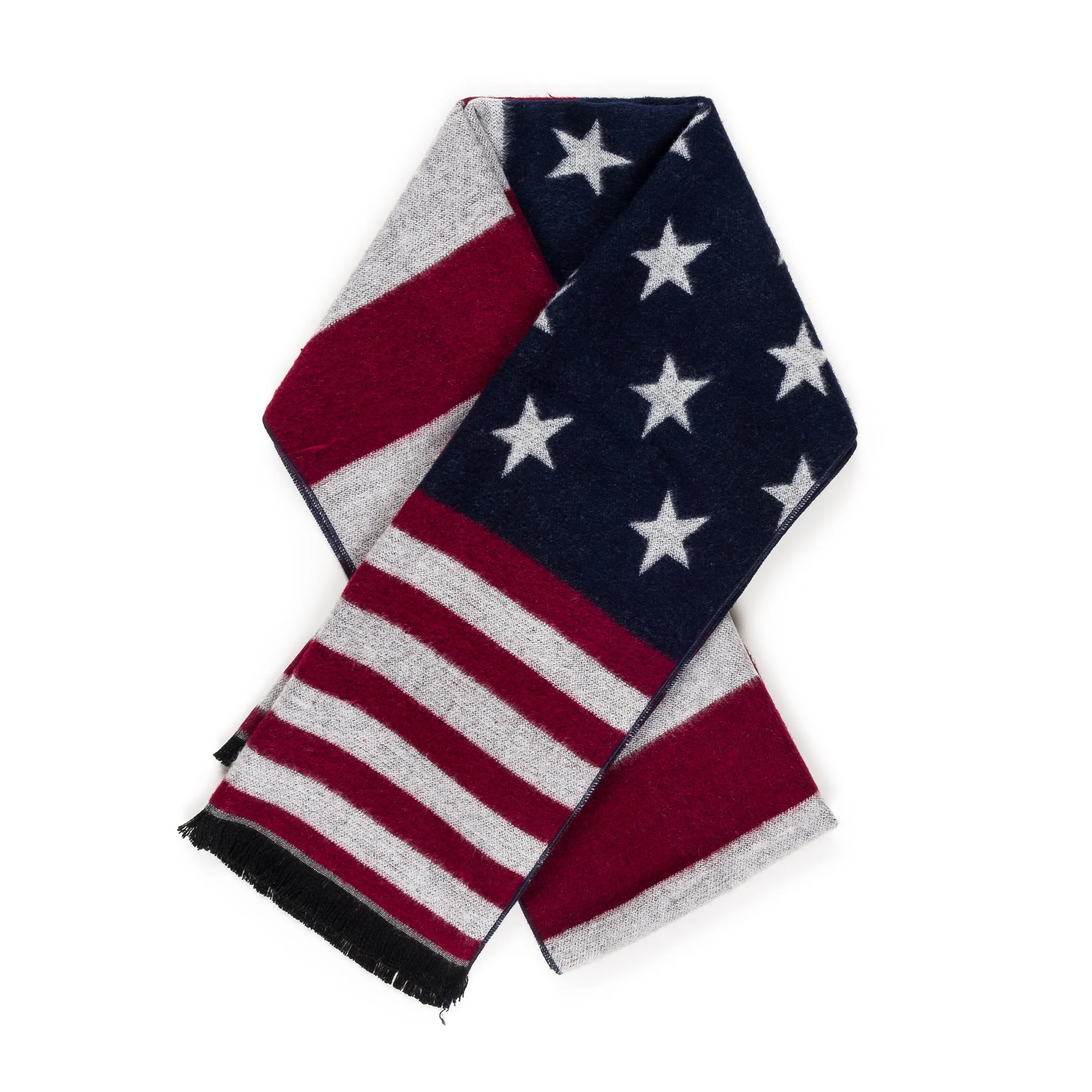 Viscose Men Scarves (American Flag)