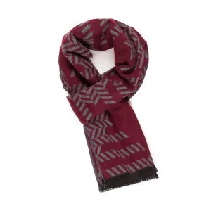Viscose Men Scarves (Diamond Red)