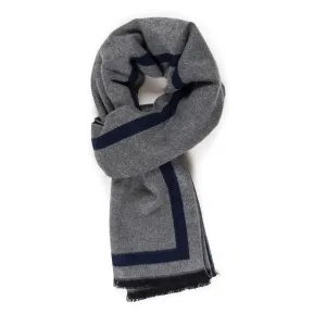 Viscose Men Scarves (Navy)