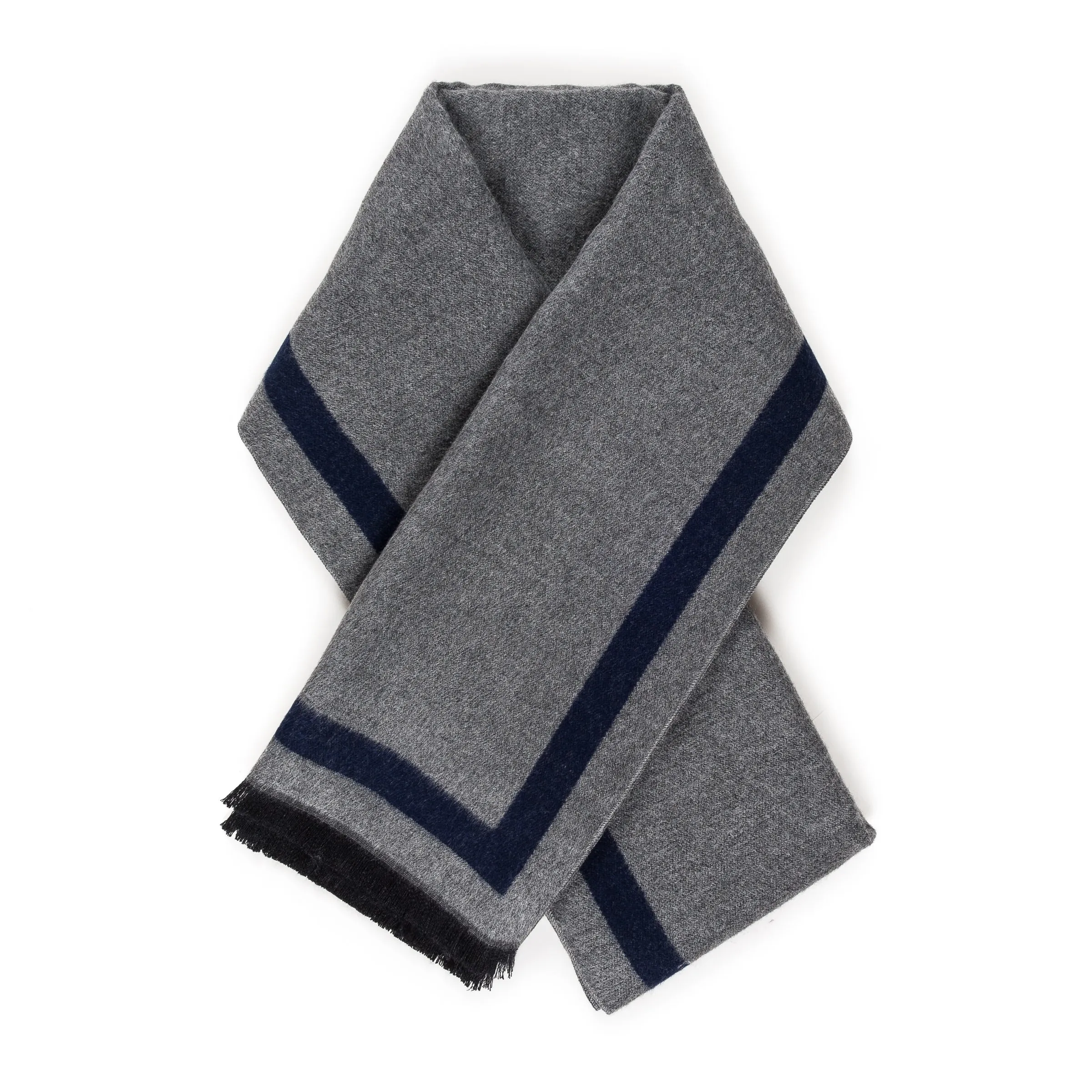Viscose Men Scarves (Navy)