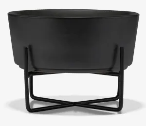 Waggo Simple Solid Dog Bowl and Stand