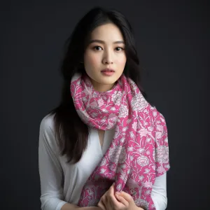 William Morris Scarf - Wild Tulip