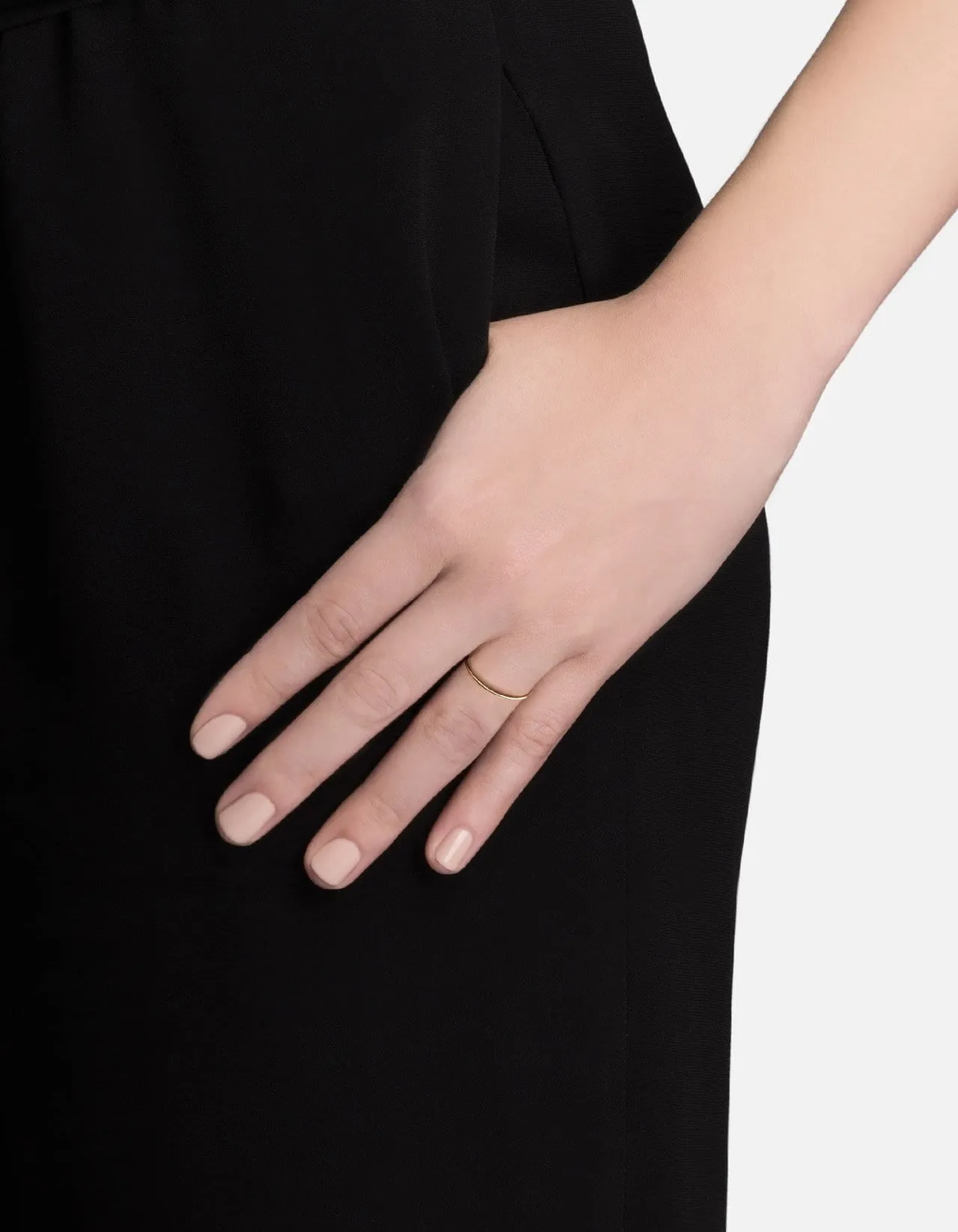 Wire Ring, 14k Gold