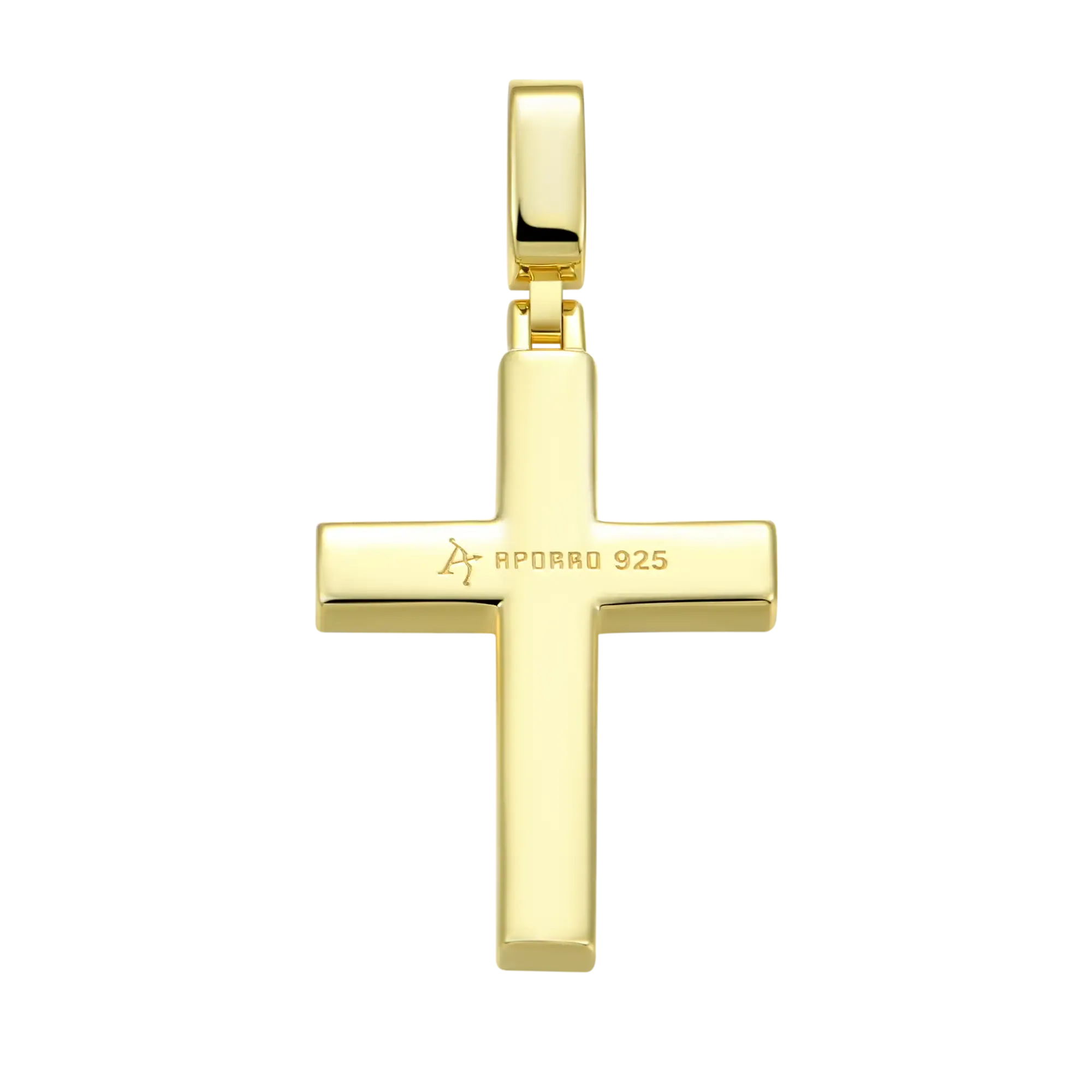 Women's Solid Tennis Cross Pendant - Medium