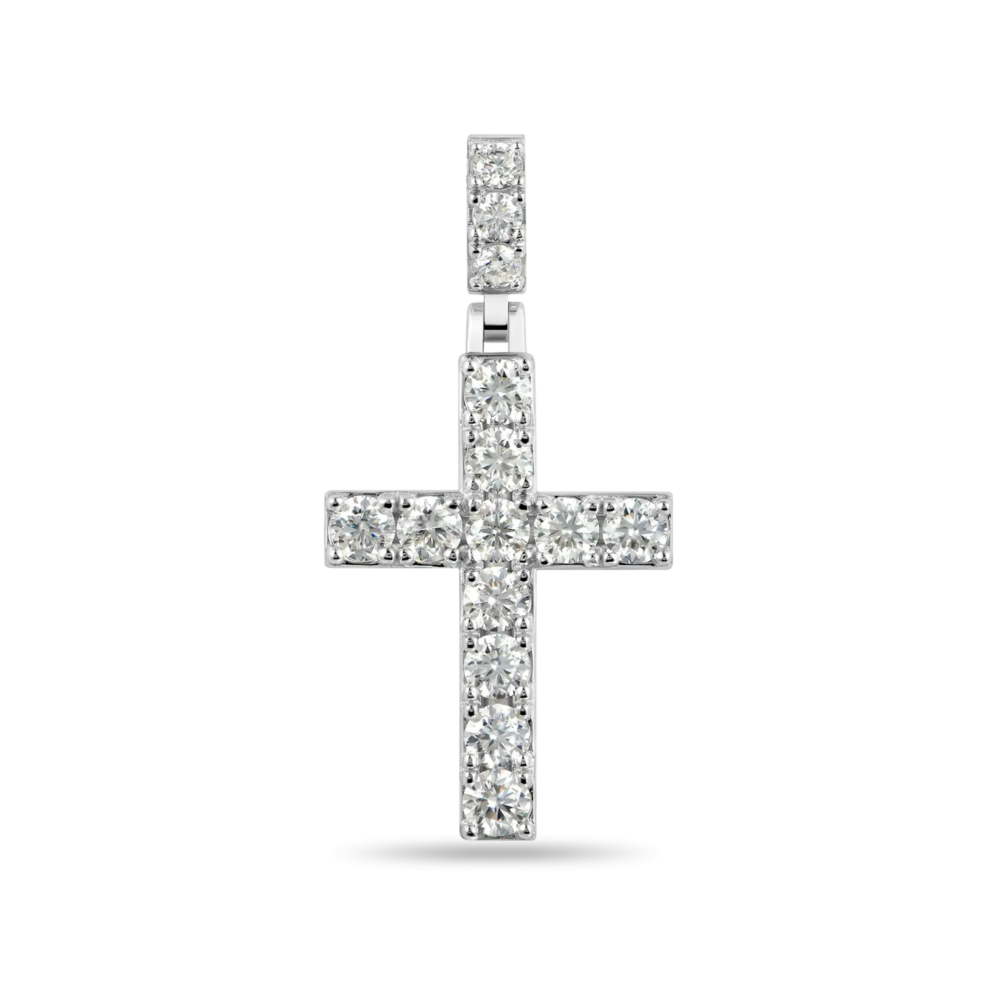Women's Solid Tennis Cross Pendant - Medium