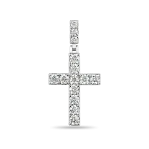 Women's Solid Tennis Cross Pendant - Medium