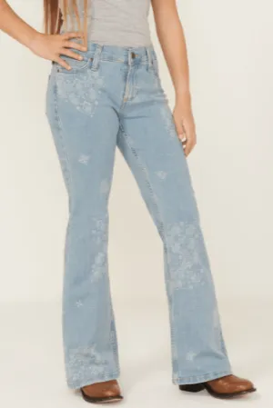 Wrangler Girl Melody Paisley Retro Flare