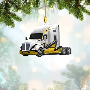 Yellow Truck - Shaped Ornament