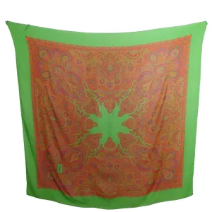 YVES SAINT LAURENT- Paisley Print Chiffon Scarf