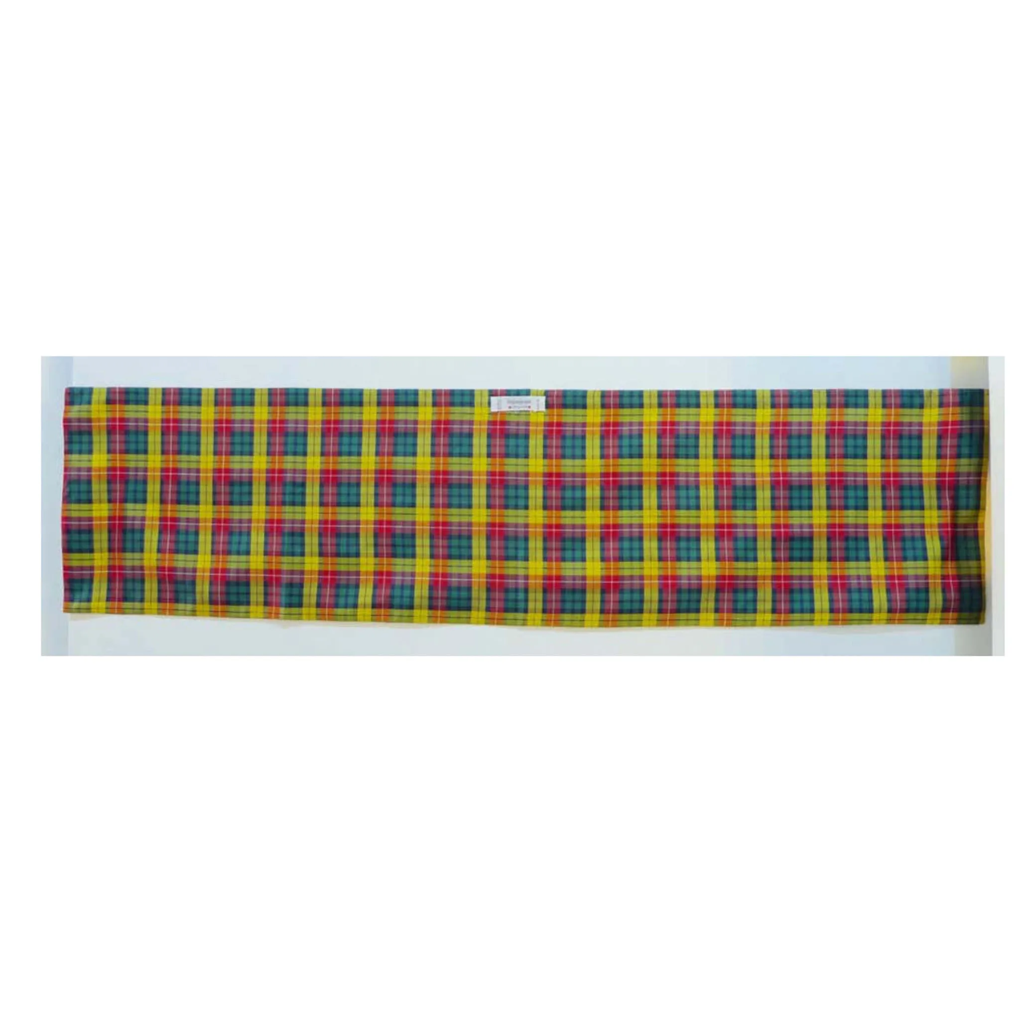 YVES SAINT LAURENT Rive Gauche Tartan Scarf